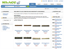 Tablet Screenshot of klacccreation.com
